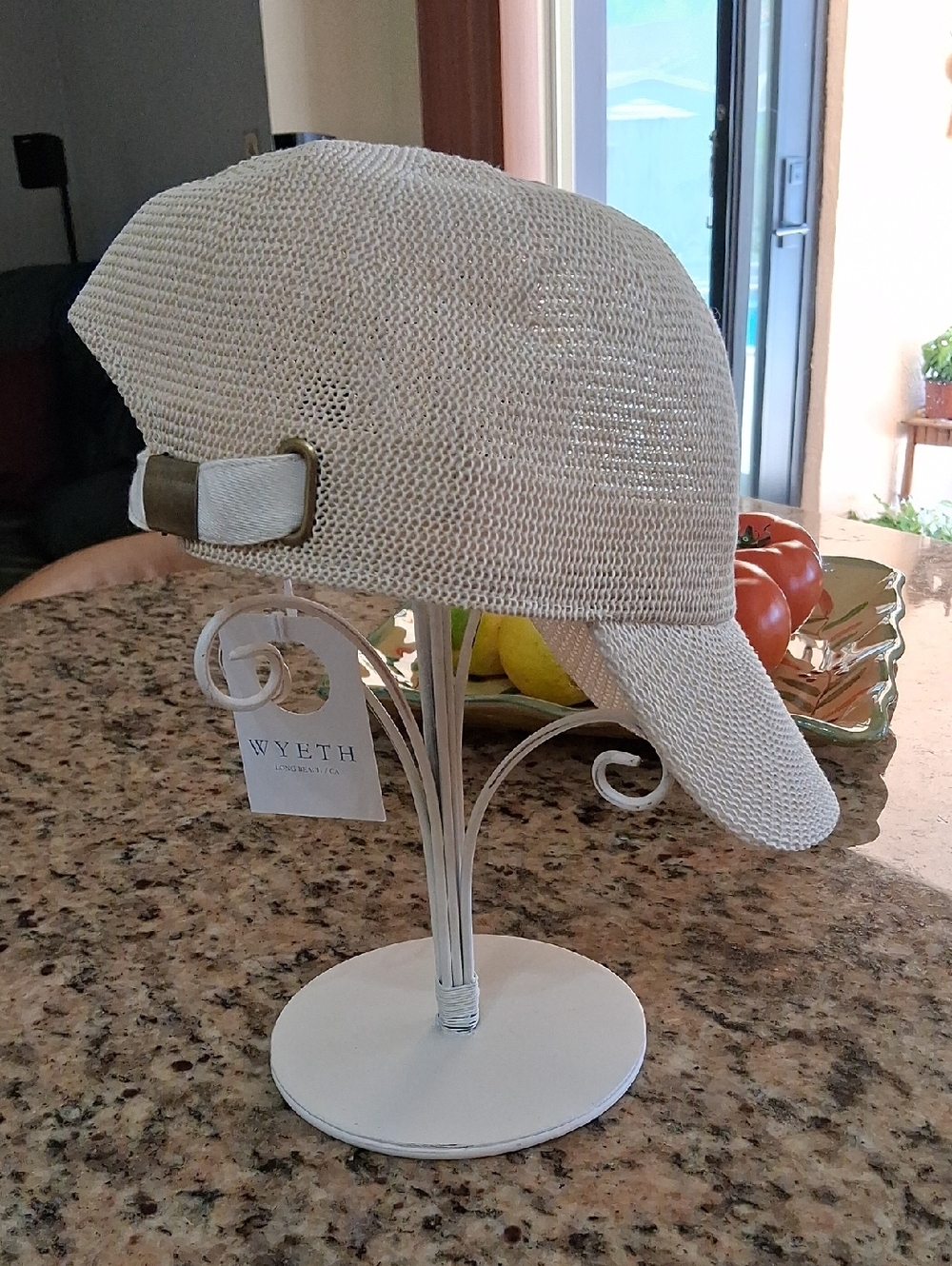 Wyeth by Todd Magill Cream Straw Baseball Cap